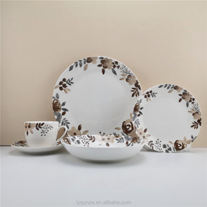 Fourniture d'usine 20pcs ensemble de dîner de luxe <span class=keywords><strong>en</strong></span> <span class=keywords><strong>porcelaine</strong></span>/ensembles d'assiettes <span class=keywords><strong>Service</strong></span> pour 4 - Product Image 1