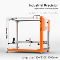 Imprimante 3D industrielle grand format JUMO pour granulés, avec buse anti-collision, plateau chauffant, nivellement automatique, fiable et grand volume
