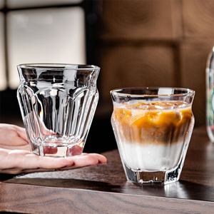 Vasos <span class=keywords><strong>de</strong></span> Vidrio Decorativos al por Mayor para Café, Refrescos, Agua, Espresso, Cortado, Vasos para Beber con Logotipo Personalizado - Product Image 4