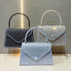 2025 New Crystal Rhinestones Women's Evening Clutch Bag Luxury Designer Shoulder Bag Full Diamond Party Wedding women's tote bag - Product Image 5
