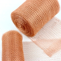 Filet de protection en treillis métallique tricoté en acier inoxydable, tissage uni, anti-insectes, pour plateau à fleurs, protection de sécurité, anti-limaces, soudé