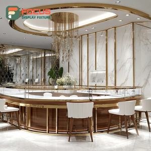 Minimalist Luxury Jewelry Store Furniture Laminated Finish Commercial Store Showcase Cabinet - Product Image 4