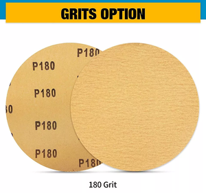 Stock local américain Expédition en 24H 100 pièces Disques abrasifs adhésifs PSA <span class=keywords><strong>de</strong></span> 6 pouces 180 grains <span class=keywords><strong>sur</strong></span> rouleau pour ponceuse orbitale Outils abrasifs - Product Image 4