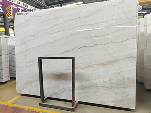 Yushi đá tự nhiên lớn tự nhiên trắng phiến đá cẩm thạch sàn gạch Trung Quốc Quảng Tây Đá Cẩm Thạch Trắng - Product Image 6
