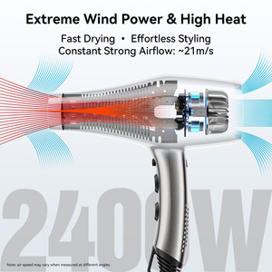 Secador de Pelo FirePhoenix F1Max Pro de 4 Velocidades y 3 Temperaturas, Motor BLDC, 21m/s, Iónico Negativo, 3000W, Herramienta de Peinado Profesional con 2 Boquillas - Product Image 5