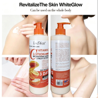 Lotion corporelle éclaircissante AHA VC la plus vendue pour une peau hydratée, raffermie et soignée - 500ml