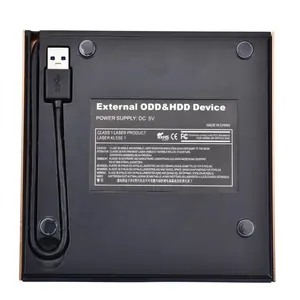 Reproductor de CD y DVD USB3.0 óptico externo, unidad de escritura portátil de alta velocidad para ordenador portátil de escritorio