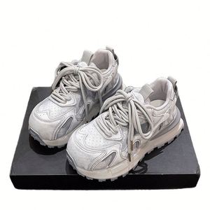 2026 Spring Korean Retro <b>Platform</b> Dad Shoes, Distressed Height-boost Casual Sneakers for Women - Product Image 1