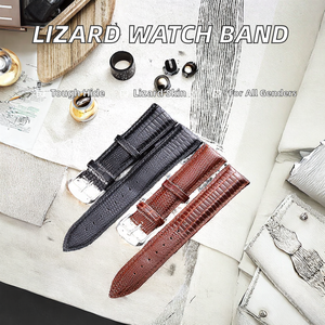 Para <span class=keywords><strong>Amazfit</strong></span> <span class=keywords><strong>GTS</strong></span> <span class=keywords><strong>3</strong></span> <span class=keywords><strong>correa</strong></span> de cuero de lujo Universal patrón de lagarto 12/14/16/18/20/22/24mm <span class=keywords><strong>correa</strong></span> de reloj de repuesto para mujeres y hombres - Product Image 2