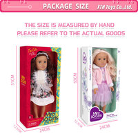Poupées en vinyle pour bébés en silicone de 18 pouces avec des yeux simulés en 3D, mini jouets doux pour filles