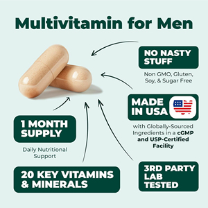 OEM Private Label integratore vitamine e minerali completi da uomo multivitaminici