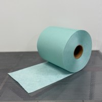 Grüne Vliesstoff-Industriereinigungsrollen Hochfeste Absorbierende Tücher für Autowerkstätten Industrielle Reinigung Ölabbindung