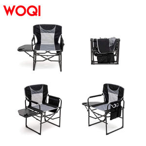 مصنع ووكي يصنع كراسي تخييم قابلة للطي محمولة للاستخدام الخارجي في الحدائق والشواطئ مع طاولات جانبية - Product Image 4