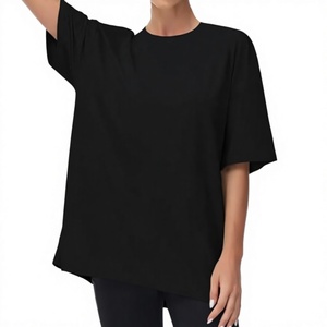 Euro-Chic Oil Painting Print <b>Canvas</b> <b>Plain</b> Dyed Drawstring Regular Fit Short Sleeve T-Shirt-Women's Sexy Versatile Indie Top - Product Image 4