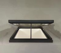 Ventana de Techo Automática Vertical con Marco de Aluminio, Vidrio Templado con Baja Emisión de Energía y Tinte, Dimensiones Personalizables