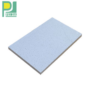 Azulejo de cita blanco de estilo clásico Azulejos de techo de lana de fibra mineral para techo - Product Image 1