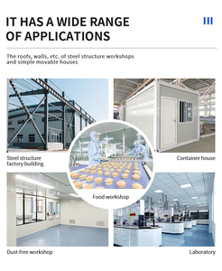 Atelier de stockage frigorifique préfabriqué moderne en laine de roche métallique écologique, ignifuge, insonorisé et à <span class=keywords><strong>isolation</strong></span> thermique - Product Image 6