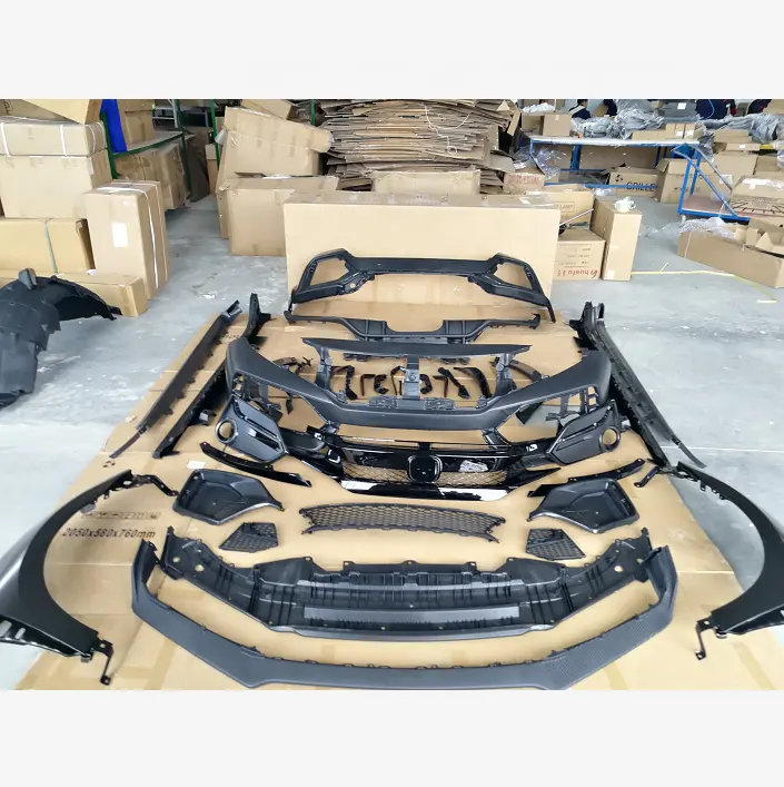 KIT de cuerpo ancho de material PP, modificado automático, de alta calidad, para Honda Civic R 2018 2019 2020