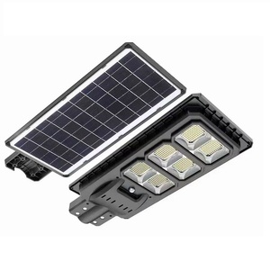 All-In-One 250W ROHS Certified Solar LED Garden <b>Light</b> Steel Material PIR Sensor Gardens Streets 150W Power Roads Battery IP65 - Product Image 3