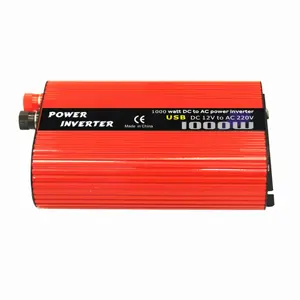 Melhor preço 1000W DC 12V 24V AC 110V 220V Modificado Senoidal Car Power Inverter com 2 portas USB