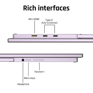 Écran Vtex bon marché 18.5 pouces <span class=keywords><strong>Full</strong></span> <span class=keywords><strong>Hd</strong></span> 1920*1080 Ips Double écran d'extension Moniteur portable pour ordinateur portable Double écran Triple - Product Image 2