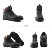 Sepatu Keselamatan Kulit Berkualitas Tinggi untuk Pria, Sepatu Kerja Konstruksi dengan Bagian Atas Kulit dan Sol Keraft