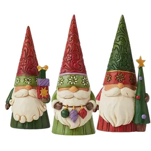 Custom Resin Christmas Gnome Traditional Christmas gnome with Christmas Tree Holiday Home Garden decor