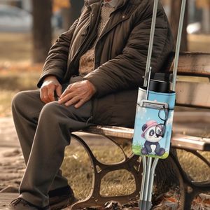 Free sample High Quality New Old Man <b>Walking</b> <b>Stick</b> Telescopic Canes T Handle Stable Crutch bag No Slip Pole <b>Folding</b> Hiking - Product Image 4