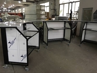Comptoir de bar pliable portable, bar à cocktails mobile pour mariage, fête, événement, location