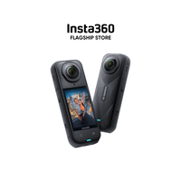 Insta360 X5 8K Su Geçirmez 360 Aksiyon Kamerası 48MP Sensörler 72MP HDR Video Gece Görüşü Spor Seyahat