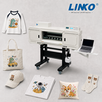 Imprimante DTF LINKO A1 I3200 60cm avec Quatre Têtes, Machine d'Impression Jet d'Encre Textile Multicolore pour Impression Numérique