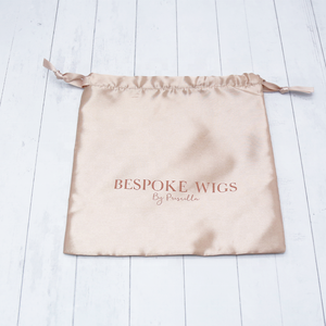Tùy Chỉnh Logo In Nâu <span class=keywords><strong>Satin</strong></span> Dây Rút Lưu Trữ Túi Sang Trọng <span class=keywords><strong>Satin</strong></span> <span class=keywords><strong>Pouch</strong></span> Cho Tóc Bao Bì Tóc Giả Túi - Product Image 4