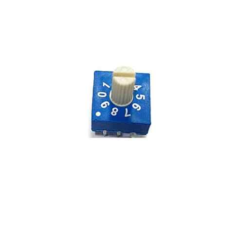Interrupteur Code Rotatif ERD110RS 10 Bits 0-9 Avec Poignée - Encodeur 24V 25mA Pour Automatisme