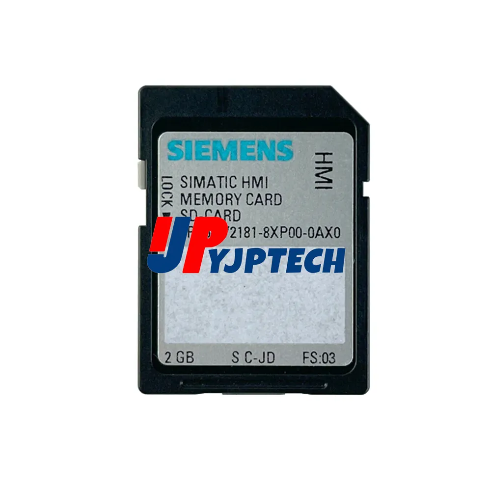 Yüksek kaliteli hafıza kartı sd 6AV21818XP000AX0 SIMATIC SD hafıza kartı 2 GB SD kart, 6AV2181-8XP00-0AX0