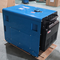 Générateur diesel 1/3 phases 5KW 6KW 8KW 10KW 12 KVA 15KVA 20KVA Type silencieux générateurs diesel pour générateur diesel de veille à la maison