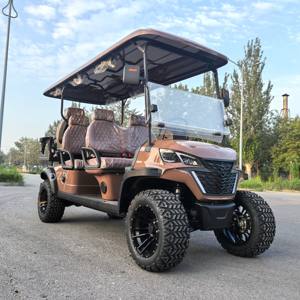 2025 nouveau modèle nouveau design voiturette de golf LED phare auvent chariot de golf électrique mini voiture électrique panneau solaire production d'énergie - Product Image 1