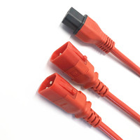 Câble d'extension d'alimentation CA robuste avec prise CC IEC 320 C14 à C15 15A 125V 14AWG pour protection IP35 approuvée