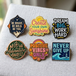 Pins magnétiques personnalisés à conception gratuite, épingles à revers en émail à longue tige, badges de chapeau en métal avec logo d'entreprise sur mesure, fabricant en gros - Product Image 5