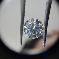 Diamants synthétiques Madonna certifiés IGI, cultivés en laboratoire, blancs, 0,8-3,3 mm, VS1, diamants en vrac, taille brillant, remplis de fractures, CVD HPHT, CN HEN