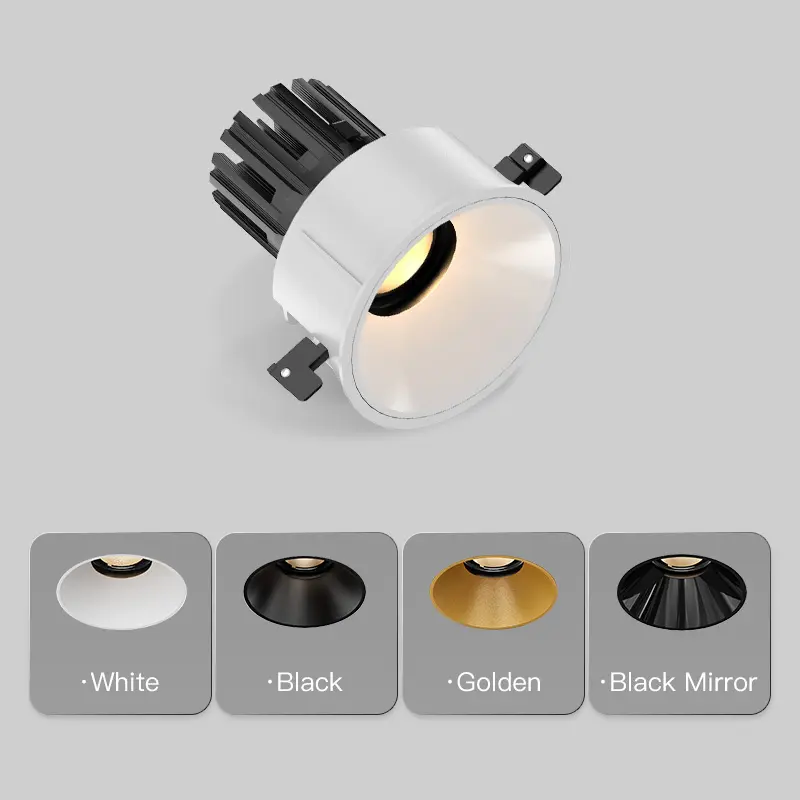 Xrzlux Etl Wall Wasmachine Inbouw Downlight Hotel Spot Licht 15W Verstelbare Anti-Glare Inbouw Led Cob Downlight AC100-120V