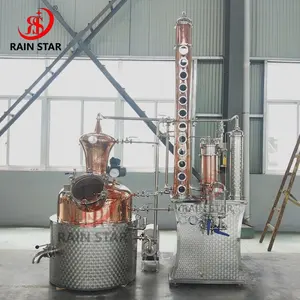 50L-5000L copper distiller micro brewing distillation equipment alcohol