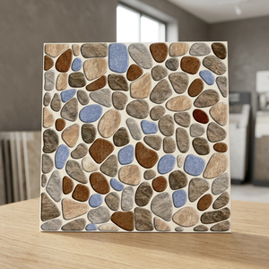Carreaux de porcelaine émaillée série Punch 30x30cm, haute capacité de charge, antidérapants, pour sol extérieur - Product Image 4