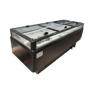 Réfrigérateur et congélateur à double température Supermarché Commercial Island - Product Image 1