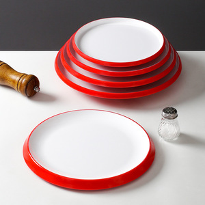 Xiangyuan <b>melamine</b> tableware <b>plates</b>, commercial restaurant/hotel round <b>plates</b>, imitation porcelain <b>plates</b>, stir-fry <b>plates</b>, - Product Image 2