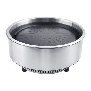 Modi kore 2000W elektrikli BARBEKÜ ızgara makinesi yüksek kaliteli masa Yakiniku dumansız paslanmaz çelik dokunmatik kontrol alev güvenliği - Product Image 1