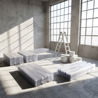 Panneau de toiture en polycarbonate ondulé transparent durable au design moderne avec revêtement UV, feuille de fibre de verre colorée
