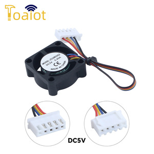 ท็อปจูพัดลมระบายความร้อนเครื่องพิมพ์ 3D 2510 DC5V 5 สายแบริ่งบอลคู่พัดลมฮอตเอนด์สำหรับรุ่น A1 - Product Image 3