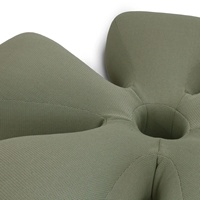 Matelas Gonflable de Luxe en PVC 0,3 mm d'Épaisseur, Flotteur de Piscine en Forme de Fleur, Chaise Longue en Tissu, Couleur Personnalisable pour Piscine Extérieure et Plage