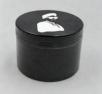Broyeur à herbes en métal à 4 couches, broyeur à épices en alliage de zinc, broyeur à tabac portable à main, accessoire de fumage en métal, broyeur à herbes en métal 63 mm