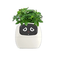 Pot de fleurs intelligent hydroponique numérique IA rechargeable par USB en plastique de haute qualité pour intérieur, idéal pour les personnes pressées